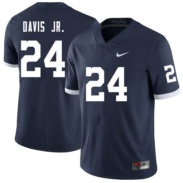 NCAA Nike Men's Penn State Nittany Lions Jeffrey Davis Jr. #24 College Football Authentic Navy Stitched Jersey SUA8698PL